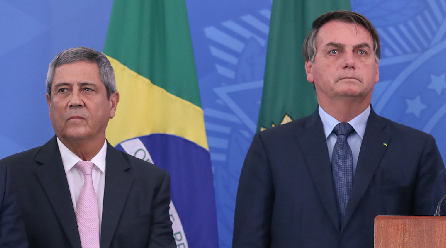 General Braga Neto e o Presidente Jair Bolsonaro