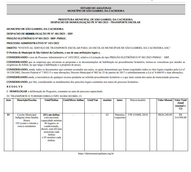 Prefeito curubão assina contrato com empresa que já lhe rendeu processo no MP Extrato do documento 1