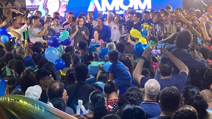 Em 'chá revelação', Amom Mandel anuncia advogada Nancy Segadilha como vice