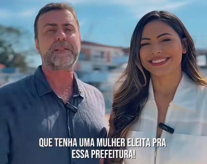 Brena Dianna e Marcelo Freixo