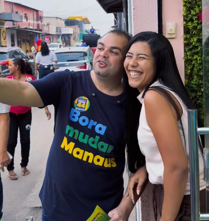camisa Bora MUDAR MANAUS ROBERTO CIDADE