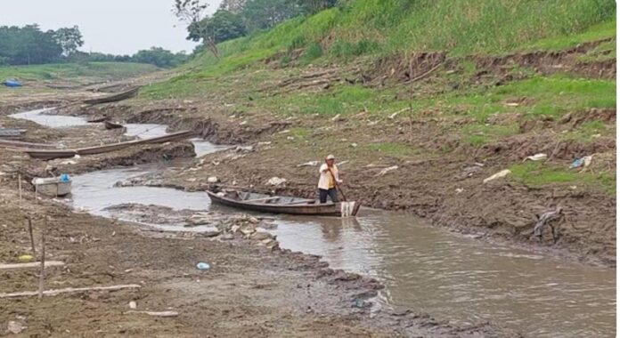 seca rio Solimões