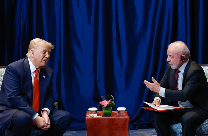Trump e Lula reuniao malasia 2