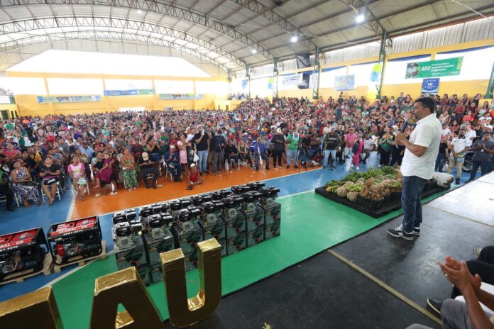 Governador Wilson Lima inaugura sistemas viários em Maraã e Uarini e amplia investimentos em mobilidade urbana no interior 3_Uarini_foto Arthur Castro Secom