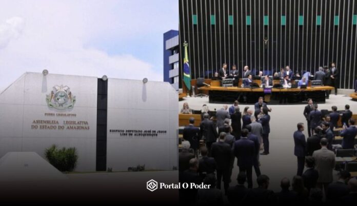 Montagem Aleam Camara dos Deputados