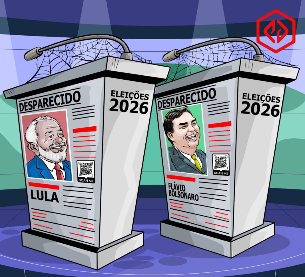 CHARGE: debate.Lula.Flávio